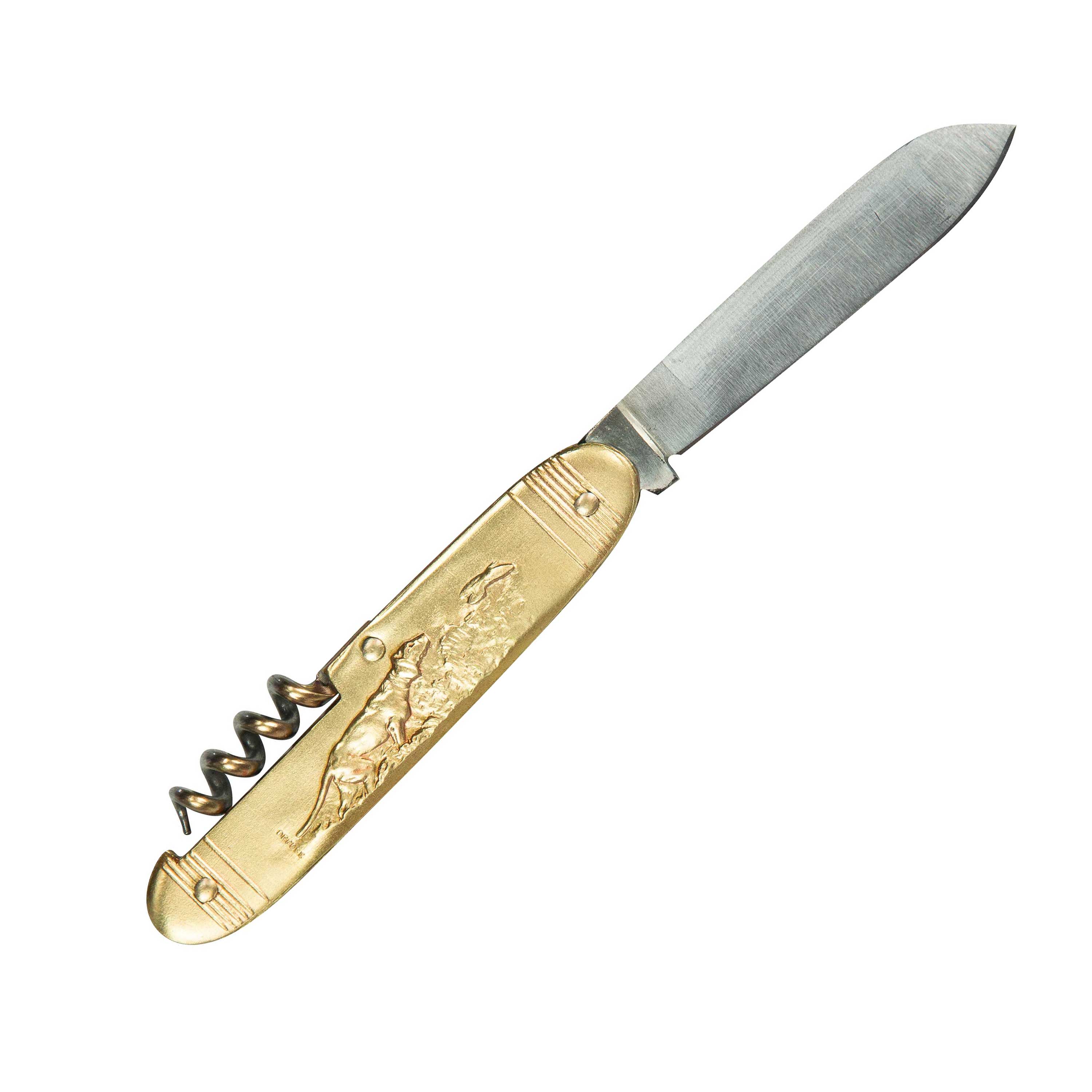 Couteau Pêcheur - Port - 3 Pièces (2 lames + 1 tire-bouchon) 6,5 cm -  Coursolle
